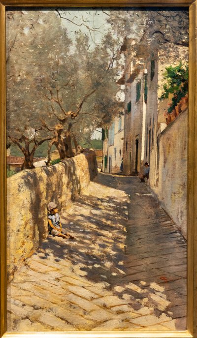 Callejón a la Capponcina de Telemaco Signorini