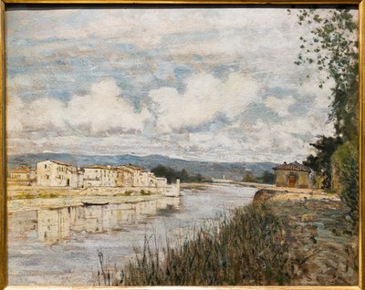 Frontera del Arno de Telemaco Signorini