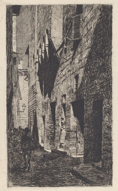 Casa de Dante da Castiglione de Telemaco Signorini