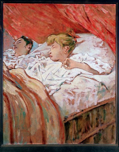 Niños durmiendo de Telemaco Signorini