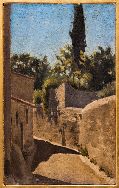 Mediodía soleado. Alrededores de Florencia de Telemaco Signorini