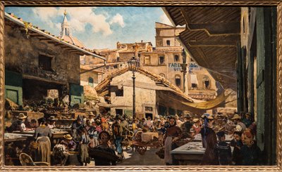 El mercado antiguo de Telemaco Signorini