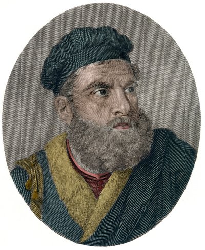 Retrato de Marco Polo de Teodoro (after) Matteini