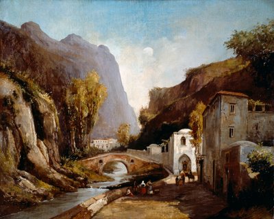 Valle de los molinos en Amalfi de Teodoro Duclere