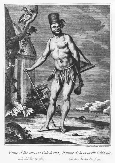 Hombre de Nueva Caledonia de Teodoro Viero