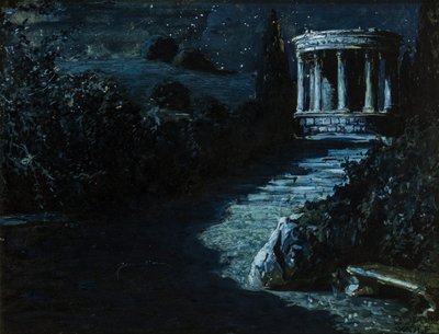 Paesaggio Notturno, 1908 de Teodoro Wolf Ferrari
