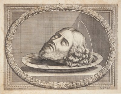 Cabeza de Juan el Bautista en un plato de Teresa del Pò