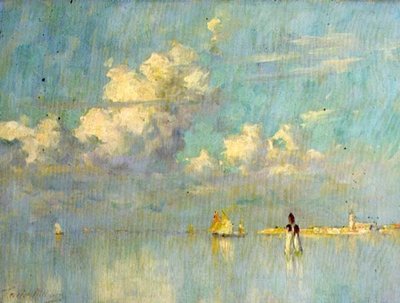 Nubes y agua quieta, Venecia de Terrick Williams