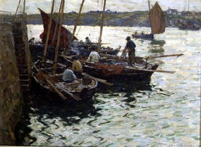 Pescadores en el muelle de Terrick Williams