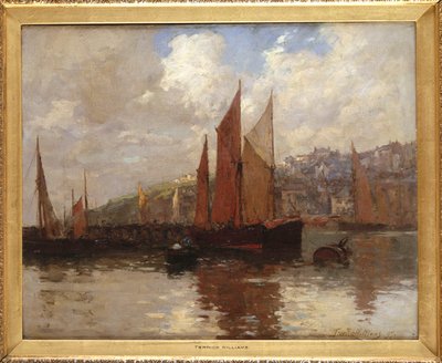 En el Puerto de Brixham, South Devon de Terrick Williams