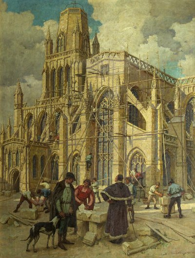 La Reconstrucción de St Mary Redcliffe por William Canynges en 1452 de Terrick Williams