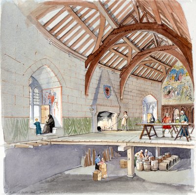 Castillo de Restormel, siglo XIV, c1990-2010 de Terry Ball