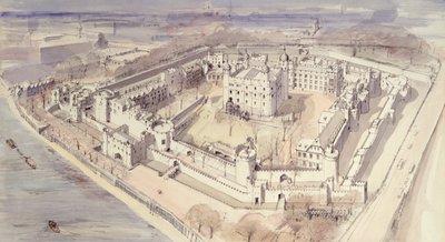 Torre de Londres, c. 1270, 1990-2010 de Terry Ball