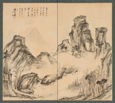 Paisaje de Tessai Tomioka