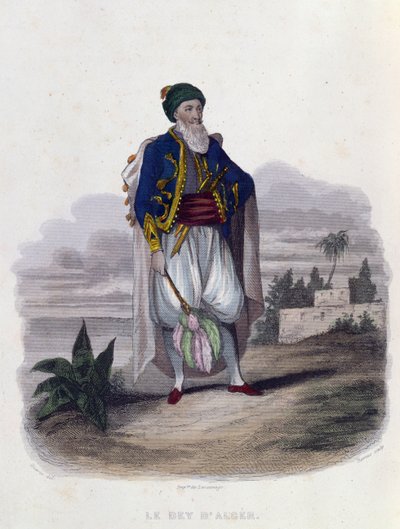 Hussein Pacha (1765-1838), el último Dey de Argel (1818-30), 1846 de Th. Guerin