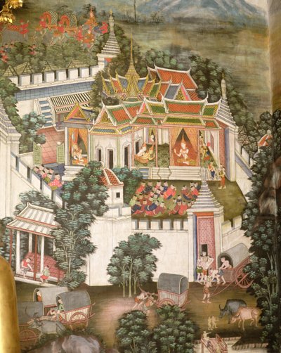 Un Palacio Fortificado de Thai School