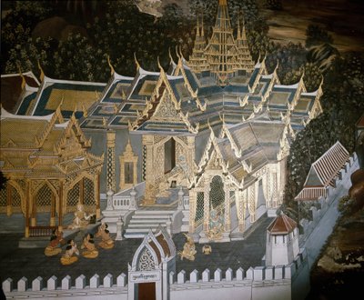 Episodios de la vida de Buda de Thai School