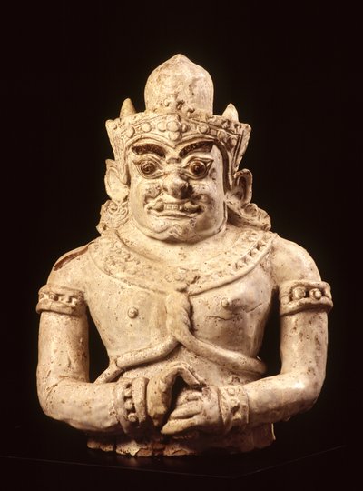 Figura de un Yak, o gigante, período Sukhothai, siglo XIV-XV de Thai School
