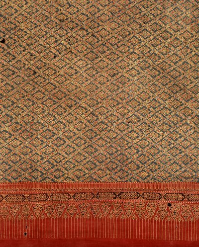 Tela pintada en oro para la realeza de Thai School