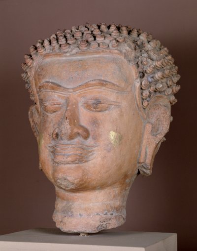 Cabeza de Buda, Reino de Haripunjaya de Thai School