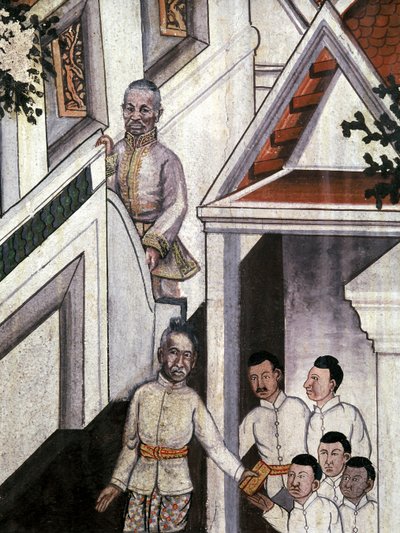 Retrato del Rey Mongkut (después de fotografías) de Thai School