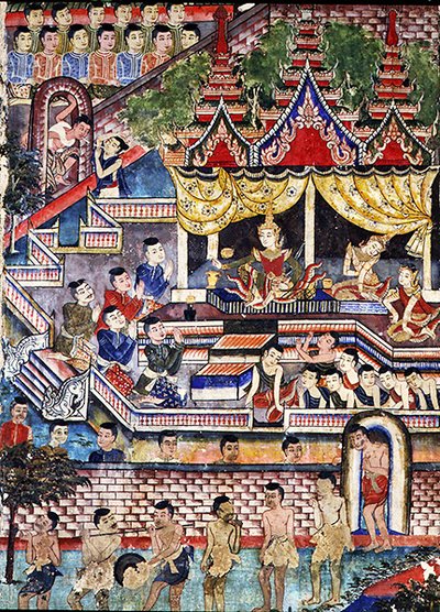 Wiharn Laikarn, episodio de Jataka Sang Thong de Thai School