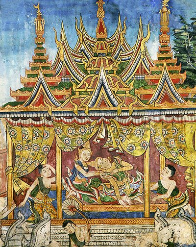 Wiharn Laikarn, episodio de Jataka Sang Thong de Thai School