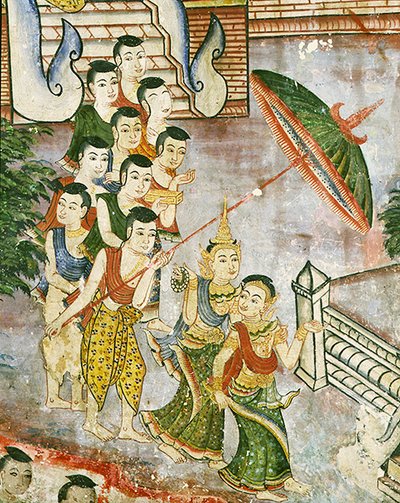Wiharn Laikarn, episodio de Jataka Sang Thong de Thai School