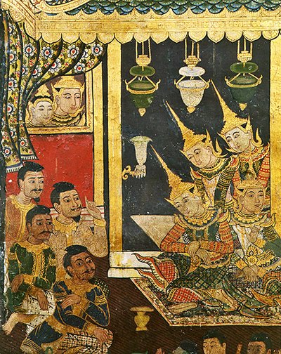Wiharn Laikarn, episodio de Jataka Sang Thong de Thai School