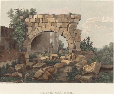 Vista de Ruinas, en Tindare de Thales Fielding after Comte de Forbin