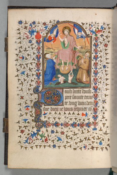 Libro de Horas (Uso de París): Fol. 204v, Juicio Final de The Bedford Master