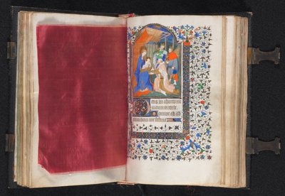 Libro de Horas Uso de París: Fol. 66v, Borde decorado, c. 1420 de The Bedford Master