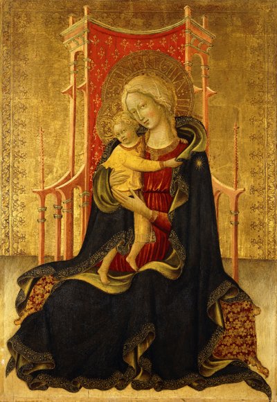 La Madonna de la Humildad de The Master of the Carrand Tondo