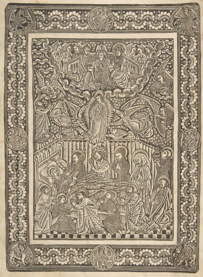 La Muerte, Asunción y Coronación de la Virgen, ca. 1470-85 de The Master of the Mountainlike Clouds