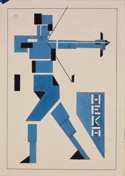 Diseño para cartel de Theo van Doesburg