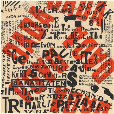 Pequeña velada Dada de Theo van Doesburg and Kurt Schwitters