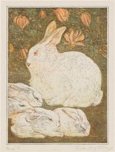 Conejos de Theo van Hoytema (signed by artist)