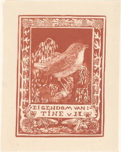 Ex libris de Tine van Hoytema de Theo van Hoytema