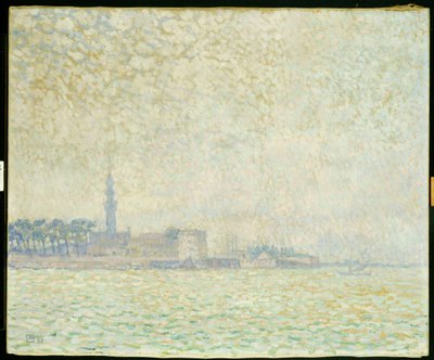 Una Vista de Veere, Mañana Nebulosa, 1906 de Théo van Rysselberghe