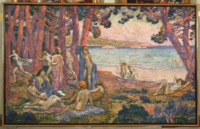 Bañistas junto al Mar, 1907-08 de Théo van Rysselberghe