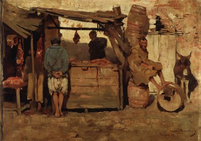 Carnicería en Tánger de Theo van Rysselberghe