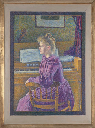 Maria Sèthe al armonio de Théo van Rysselberghe