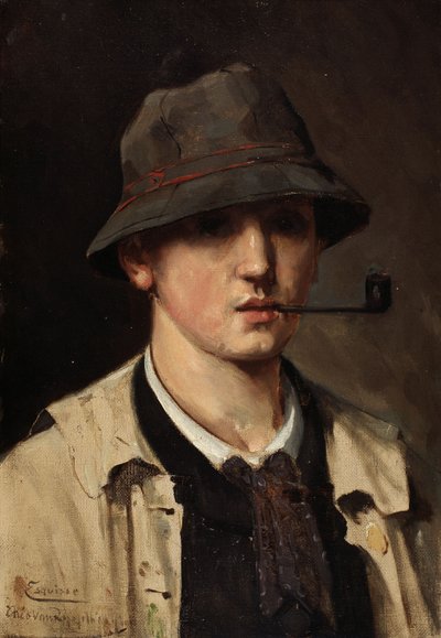 Estudio para un autorretrato de Théo van Rysselberghe