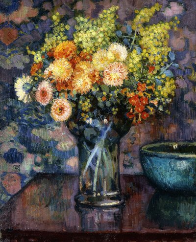 Jarrón de flores; Vase de Fleurs, c.1911 de Théo van Rysselberghe