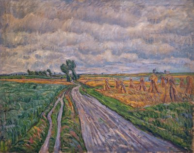 Camino rural en la Marca de Theo von Brockhusen