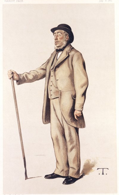 Sir John Lawes, científico agrícola inglés, 1882 de Theobald Chartan