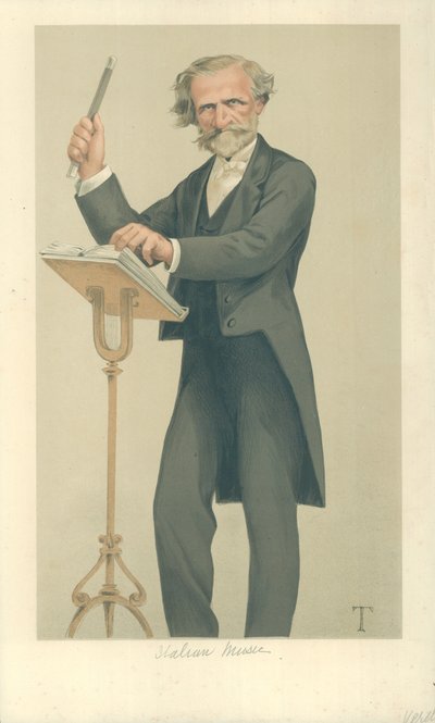 Giuseppe Verdi, música italiana de Theobald Chartran