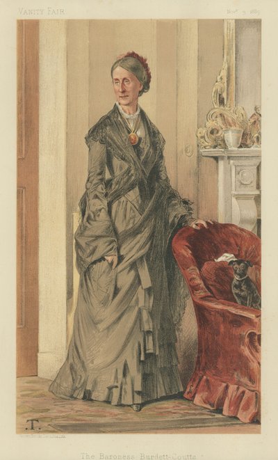 La Baronesa Burdett-Coutts de Theobald Chartran