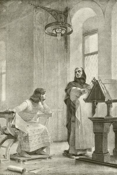 La educación de Luis IX de Theobald Chartran