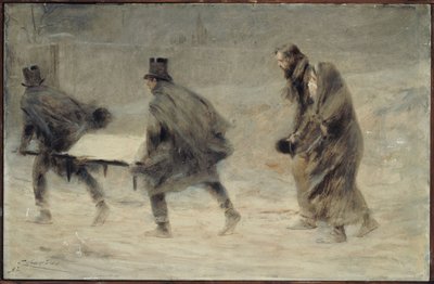 El funeral de Theobald Chartran
